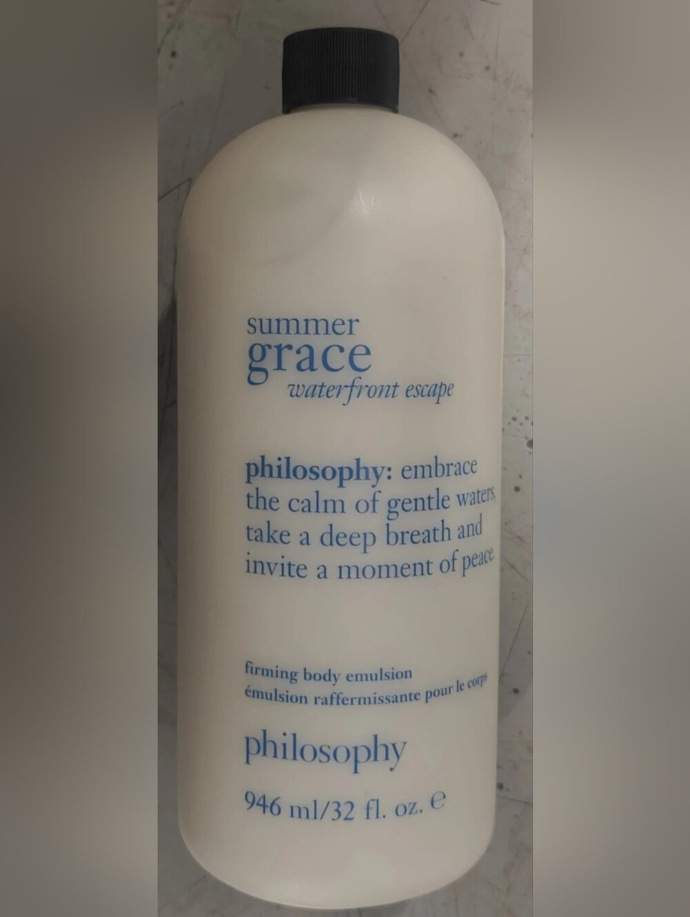 Philosophy Summer Grace Waterfront Escape Firming Body Emulsion -32 Oz